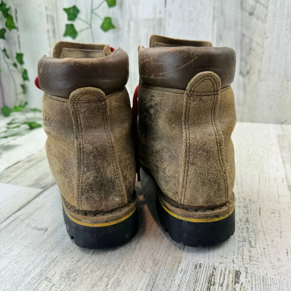 Raichle Hiking Boots men’s Vibram Soles Switzerland Mountaineering Leather
